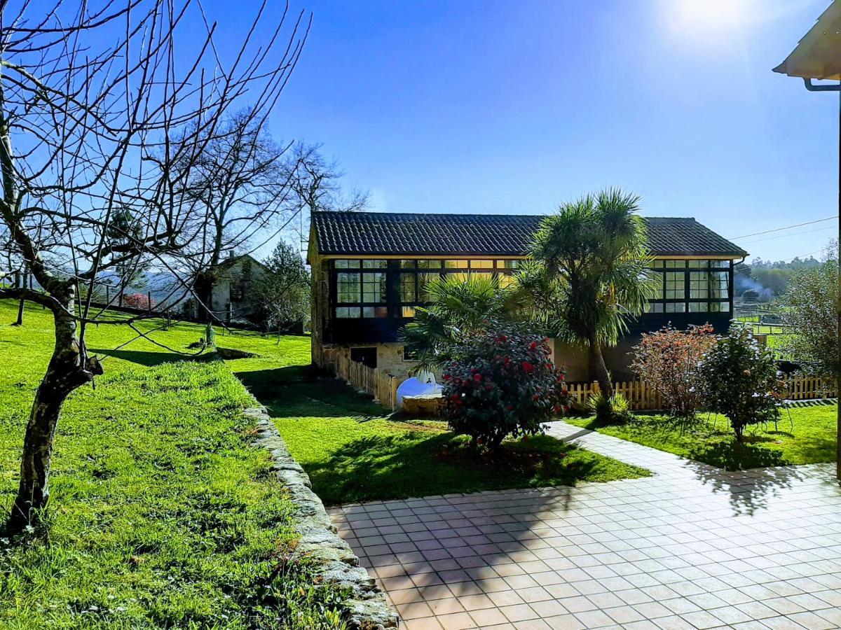 Casa Galipendre Villa A Estrada Bagian luar foto