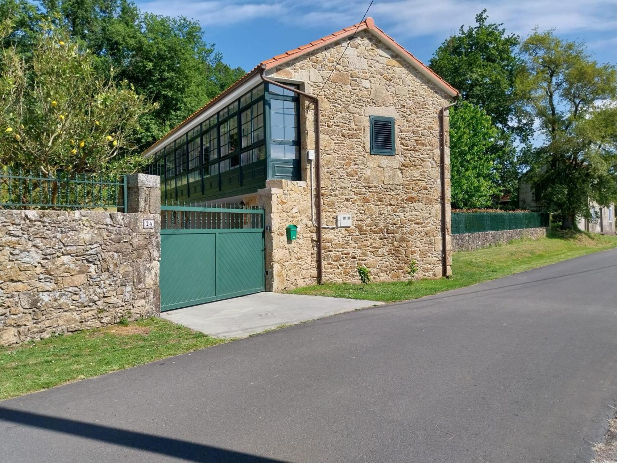Casa Galipendre Villa A Estrada Bagian luar foto